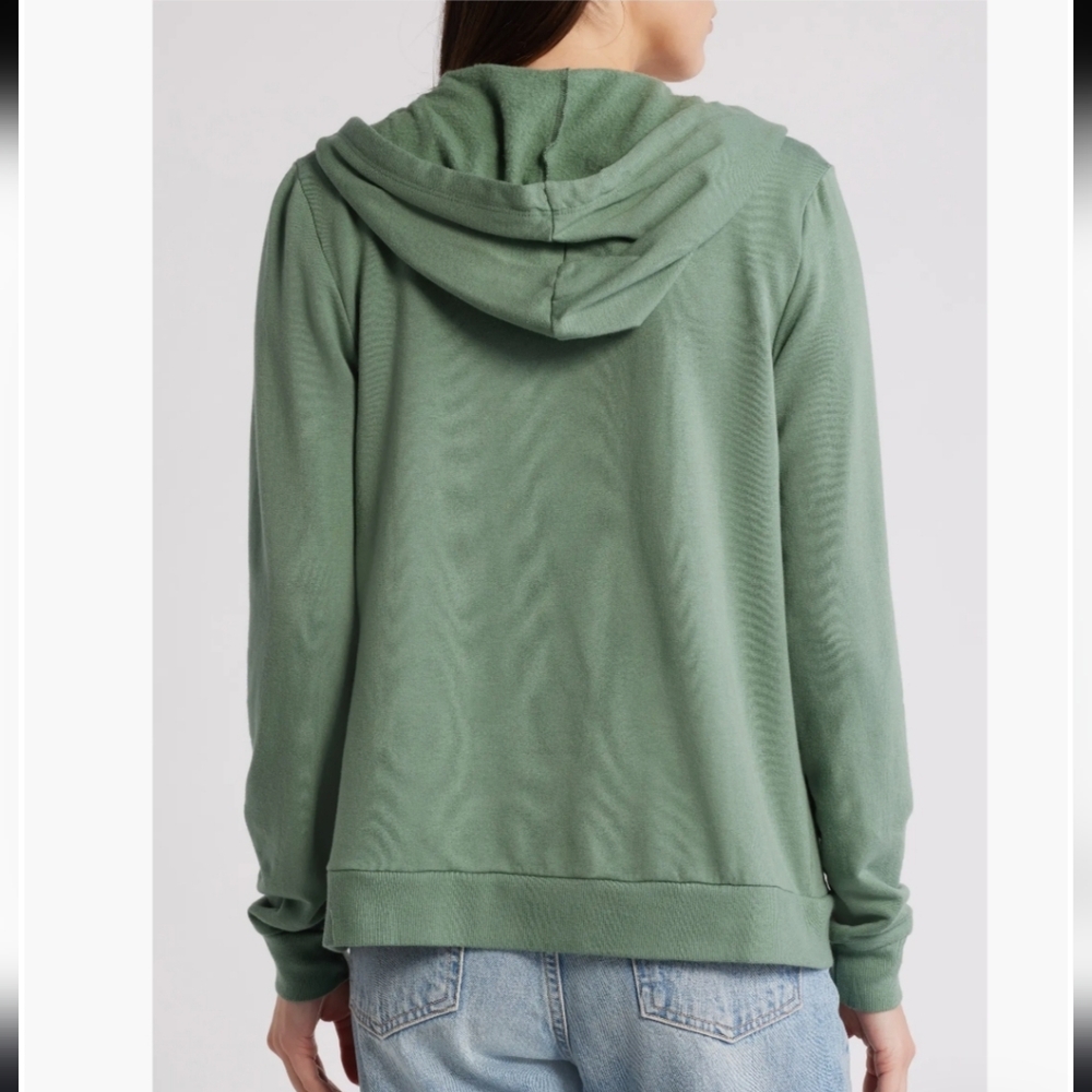 Marine Layer Green Zip-Up Hoodie - Picture 6 of 12